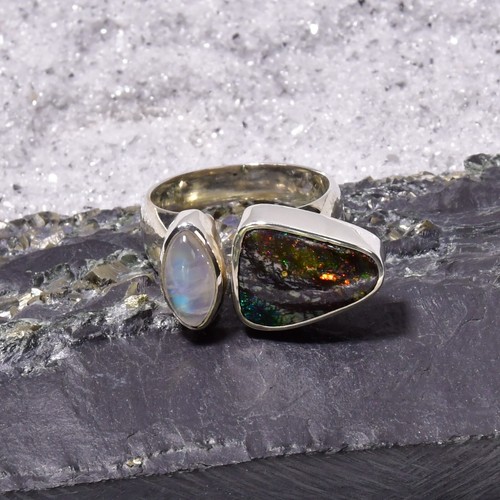 Boulderopal ring 925er - boulderopal, ring,