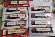 AWM/Herpa MAN/MB  Kühl-Trans Nagel 9x im Umkarton  1/87