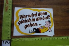 Alter Aufkleber Tabak