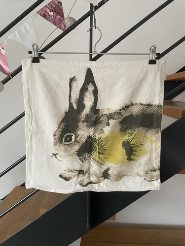 Kissenhülle mit hase - kissenhülle, 40x44