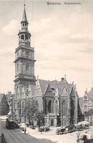 863437 aegidienkirche - ak,