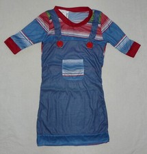 Mädchen Kostüm "Killer Puppe" Chucky die Mörderpuppe Kinder Halloween Karneval