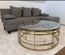 Kare, Couchtisch, gold,messing