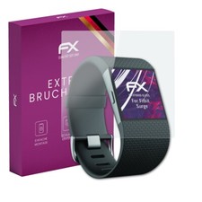 atFoliX Glasfolie für Fitbit Surge Displayfolie 9H Schutzpanzer