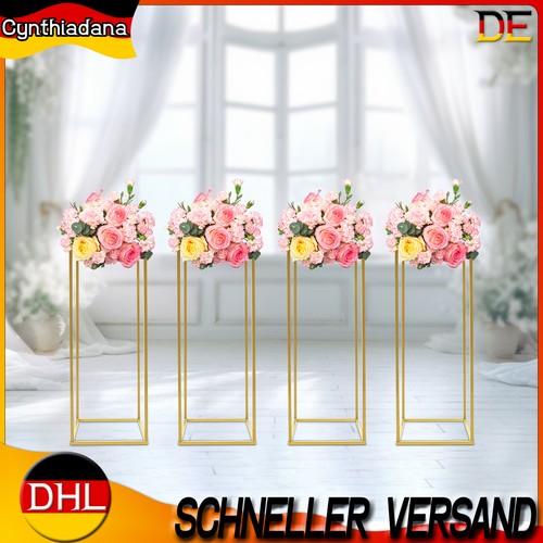 Gold flower stand wedding - gold,