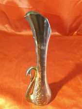 Alte Einstielvase Schwanen