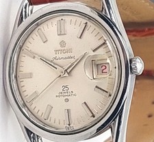 DM. 2311 Titoni Airmaster Herrn Armbanduhr mit Datumsanzeige 25 Steine