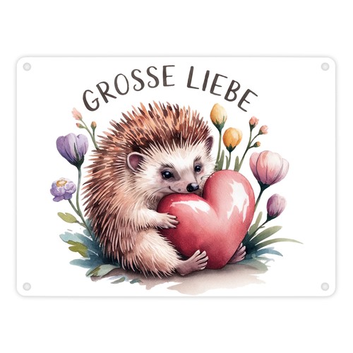 Igel mit herz - igel, liebe