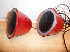2x Kleine Lautsprecher Tischlautsprecher TCM  288172  USB  5V - 1A