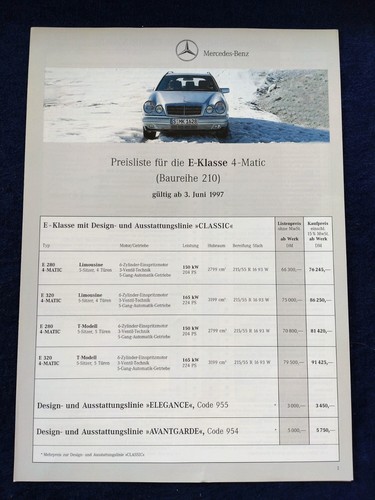Mercedes klasse w210 - mercedes, 4