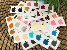 Apple Aufkleber Logo Sticker verschiedene Größen 90 Farben 