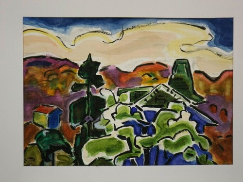 Aquarell tempera guache - tempera,