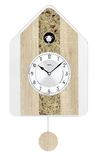 Ams 7498 wanduhr quarz mit - wanduhr,