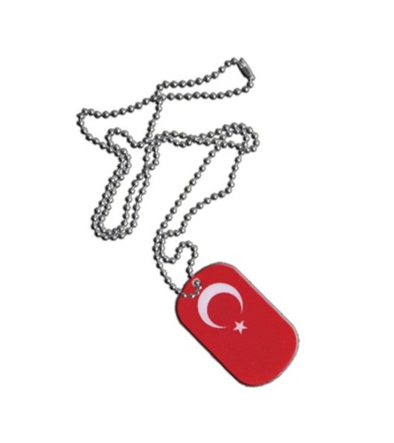 Dog tag fahne flagge - fahne, türkei