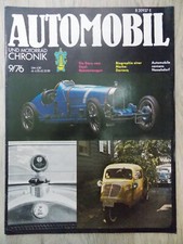 Automobil Motorrad Chronik 9/1976 Nesselsdorf Opel Raketenwagen Datsun 1934