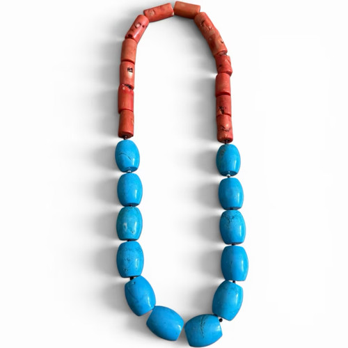Antikes collier echter türkis - collier,