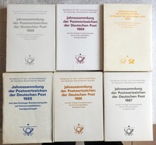 DDR Jahrbücher gestempelt
