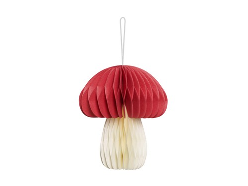 Papierwaben deko pilz 5cm - papierwaben, 12,5cm