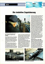 Die induktive Zugsicherung - Indusi - Infokarte