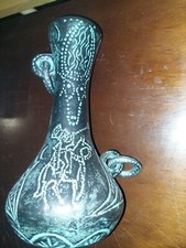 Griechische Vase,aus Ton Bronzierte Optik s.Fotos Höhe 23 cm