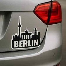 Berlin skyline city sticker