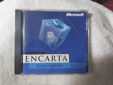 Microsoft Encarta Encyclopedia 2000 | sehr guter Zustand PC CD Rom Disc und Hülle komplett 