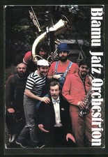 Ansichtskarte Musikergruppe Blamu Jatz Orchestrion Grimassen ziehend 