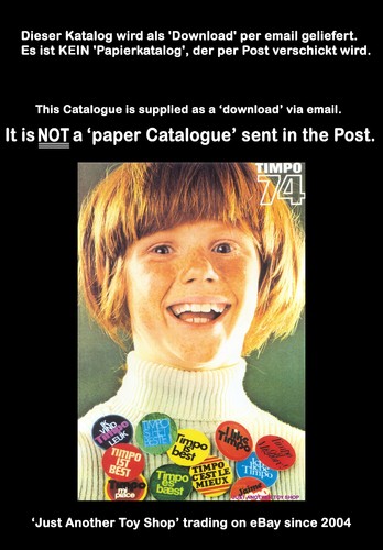 Timpo toys 1974 - timpo, katalog