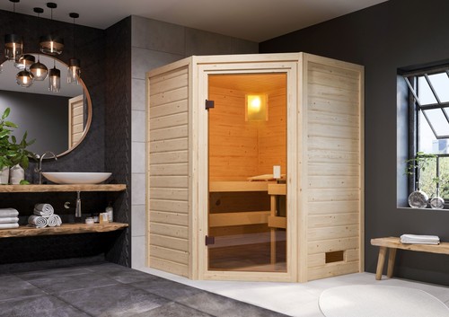 Sauna 38mm massivholzsauna - sauna,