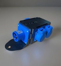 Stromverteiler MIXO „WESER“ 230V 16A CEE-Stecker auf 3x Schukosteckdose IP44  