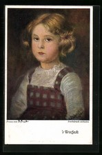 Künstler-AK sign. Franz von Defregger: ´s Urschele 