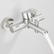 Edelstahl Badewannenarmatur