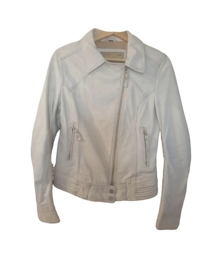 Oakwood lederjacke damen - damen, weiß