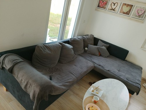 Gemütliches ecksofa l couch - /, l-couch