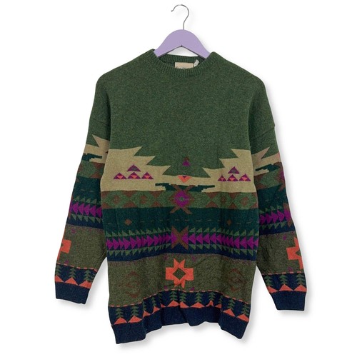 Vintage pullover wollmischung - vintage,