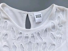 vero moda L,  Luftige Bluse Top, Lochstickerei