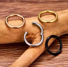 Titanium Piercing Segment Ring Clicker Septum Helix Conch Ohr Nase Universal