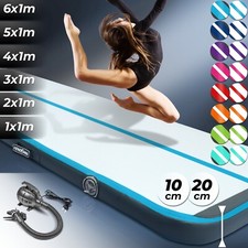Track 1 2 3 4 5 6 7 8 aufblasbar mit Pumpe Air Turnmatte Tumbling Gymnastikmatte