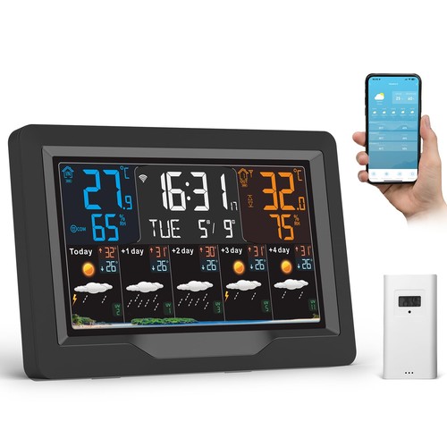 Jely wlan wetterstation mit - wlan,