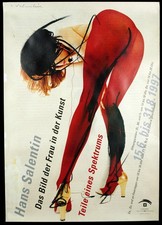 Ausstellungsplakat 1997 (Offsetdruck) Hans SALENTIN (1925-2009 D), handsigniert