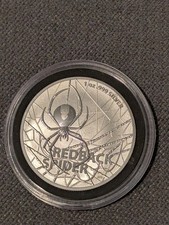Australien 1 Dollar 2020, Silber, Redback Spider, Rotrücken Spinne, 1 Oz Ag999