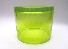 schwere Glas Vase smaragd