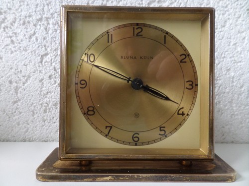Werbeuhr bluna tisch uhr - bluna, 50er
