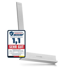 Profi 90° Schlosserwinkel mit Anschlag - Rostfrei & Verzinkt - Präzise