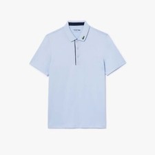 Herren Lacoste Sport Regular Fit UV Protect Golf Poloshirt in Blau