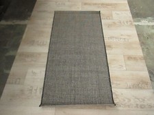 Teppich Flachgewebe Brücke 67 x 140 cm Läufer Nature gold anthrazit E202