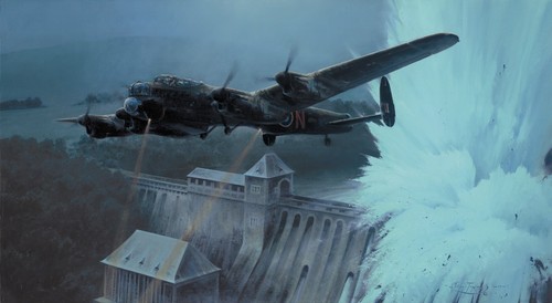Dambusters breaching the eder - breaching,