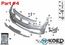 Original BMW Insert, air inlet, middle 51117386152