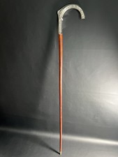 Antiker Gehstock Silber 800