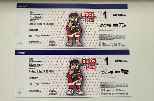 Sido weihnachtsshow 2026 - sido,